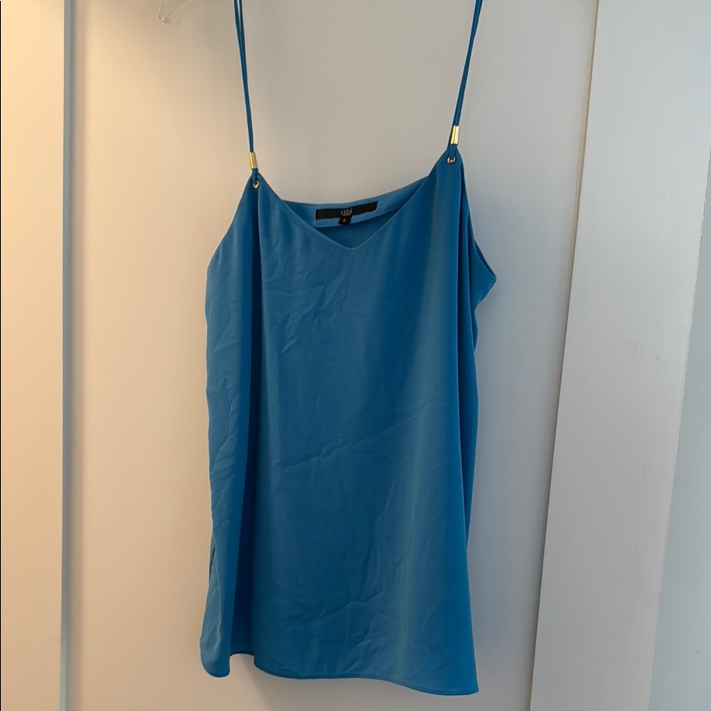 Tibi Blue tank size 6